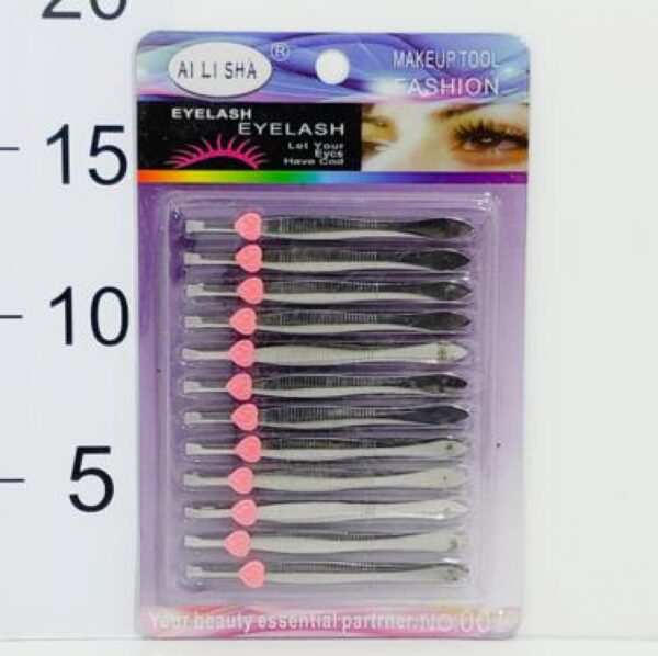 Pinza De Depilar Acero X 12 (blister)
