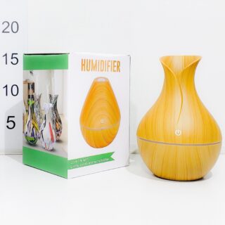 Humidificador De Madera C/luz Led