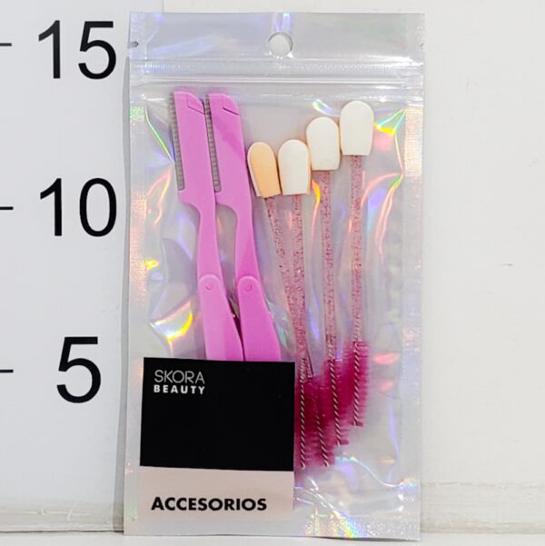 Set Cepillo Ceja - Aplicador Sombras Y Perfilador X6