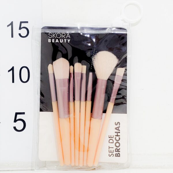 Set Brocha Maquillaje C/estuche X8u