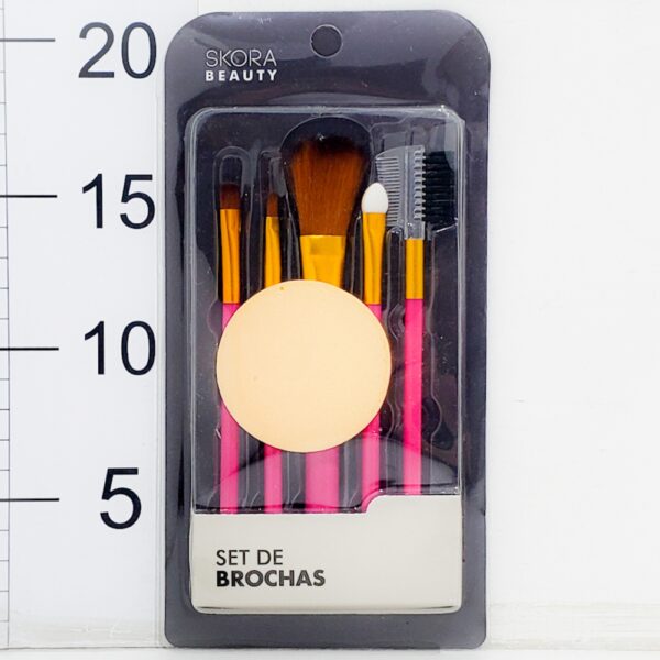 Set Brocha Esponja Y Cepillo X5u