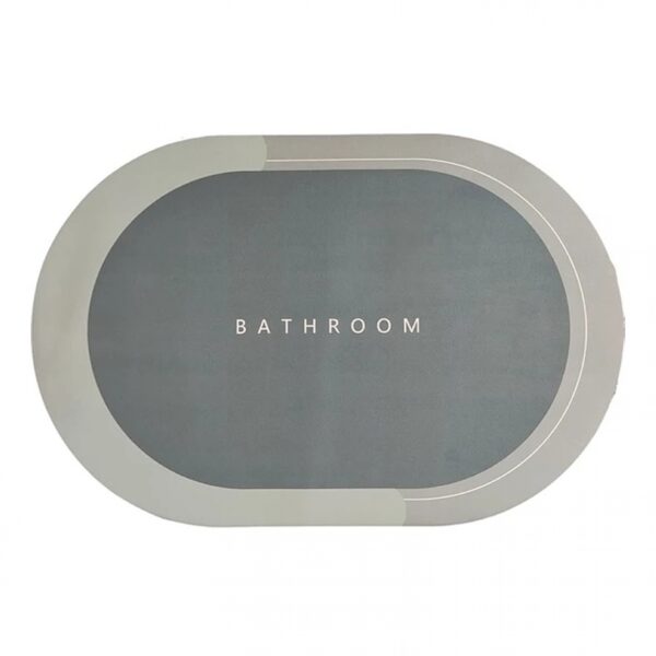 ALFOMBRA BAÑO OVAL SECADO RAPIDO 38*58 CM