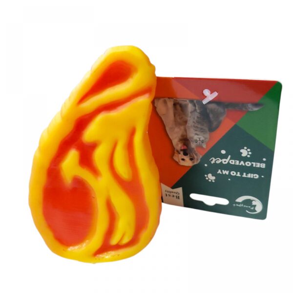 Juguete Carne C/chifle P/mascota 9cm