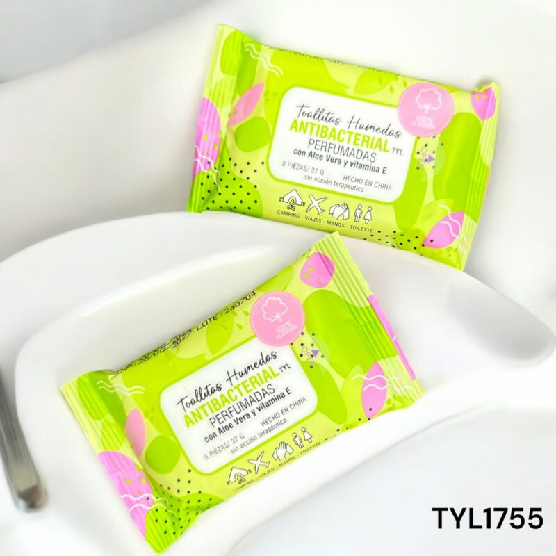 TOALLITAS HUMEDAS ANTIBACTERIAL