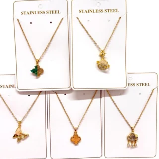 Collar dije con piedritas