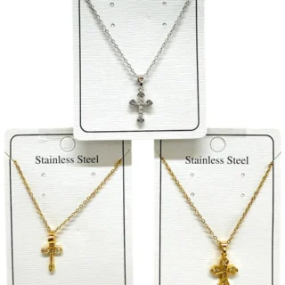 Collar con dije cruz