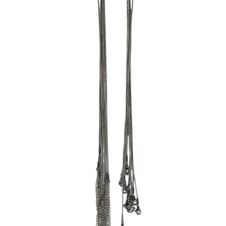 Collar cola de vibora plateado