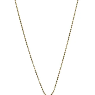 Collar dorado corazon