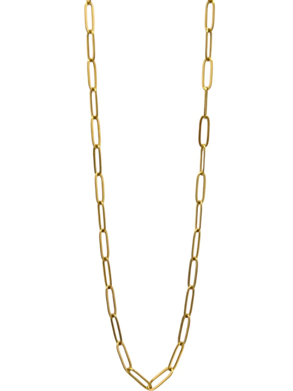 Collar de cadenas dorado