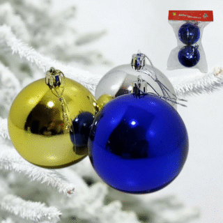 Globo Metalizado 8 Cm En Bolsa X2