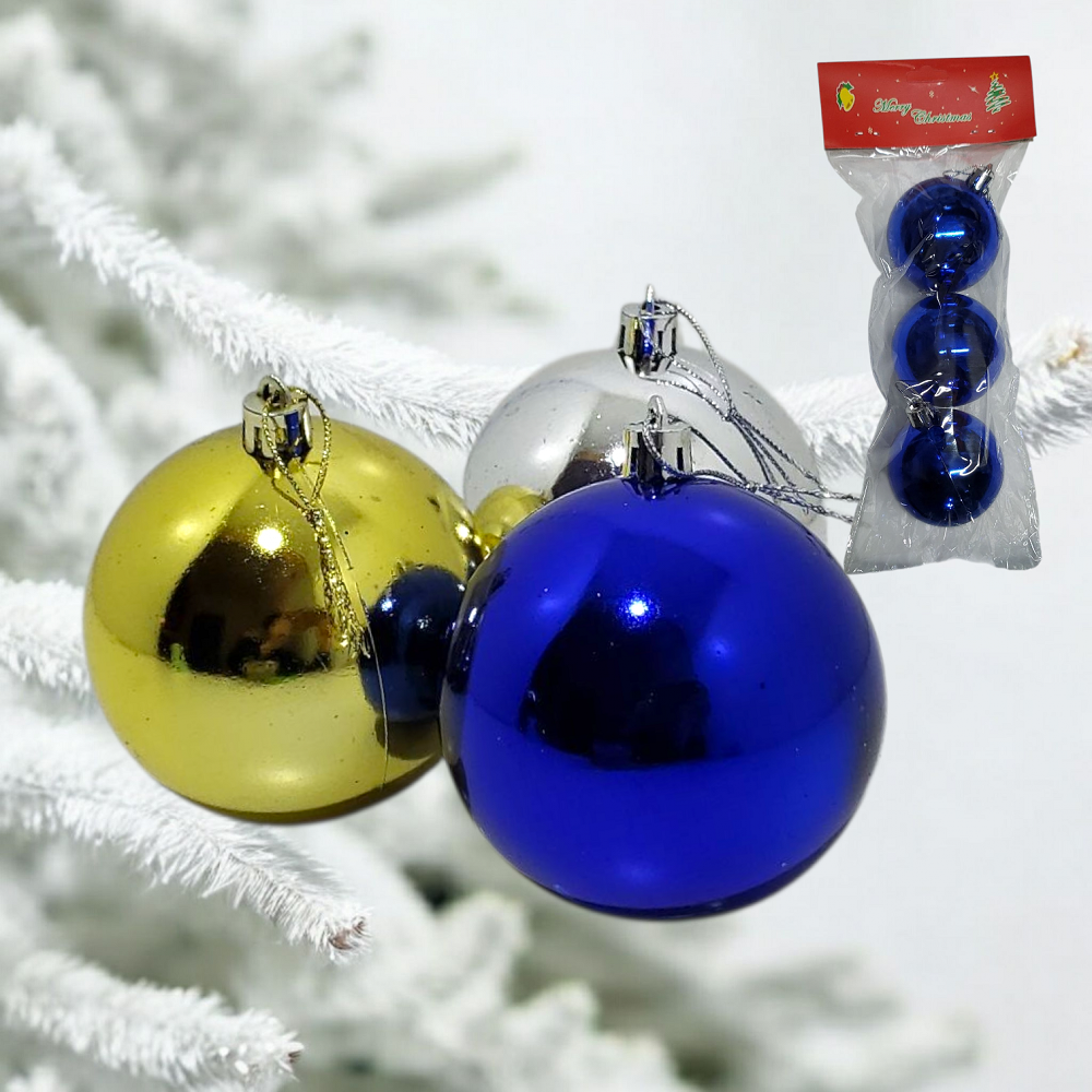 Globo Metalizado 6cm En Bolsa X3pcs