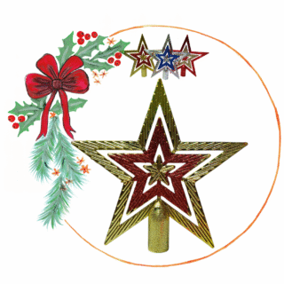 Puntal Estrella 18cm En Bolsa