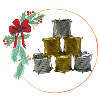 Tambores En Bolsa X6pcs