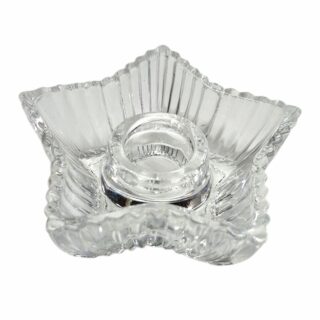 CANDELABRO VIDRIO ESTRELLA 3CM