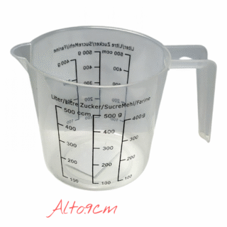 JARRA MEDIDORA PLASTICO 500ML