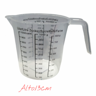 JARRA MEDIDORA PLASTICO 1L