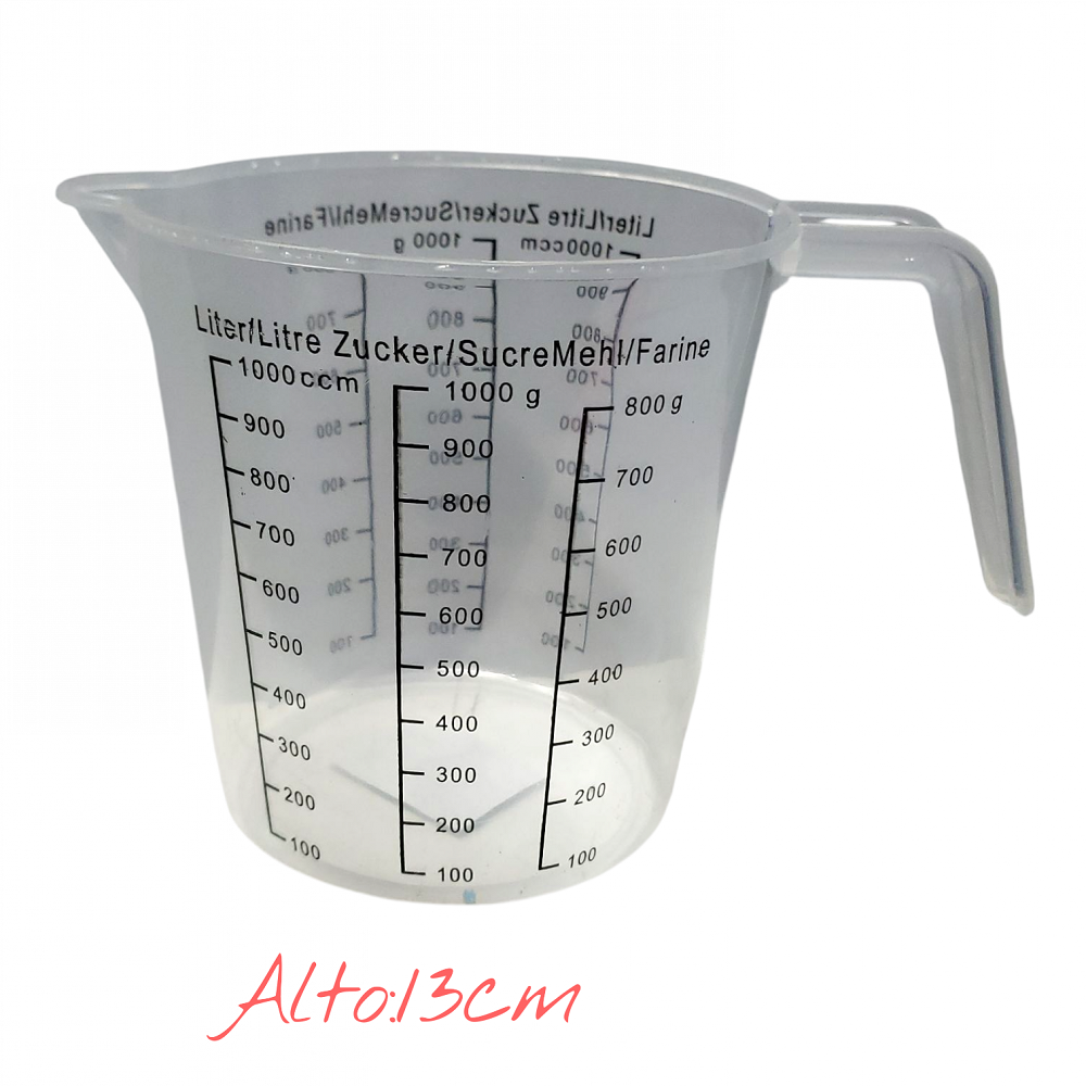 JARRA MEDIDORA PLASTICO 1L