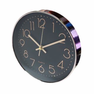 RELOJ DE PARED 25CM ROSA GOLD