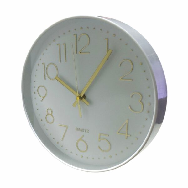 RELOJ DE PARED 25CM BLANCO