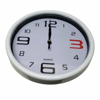 RELOJ DE PARED 20CM BLANCO