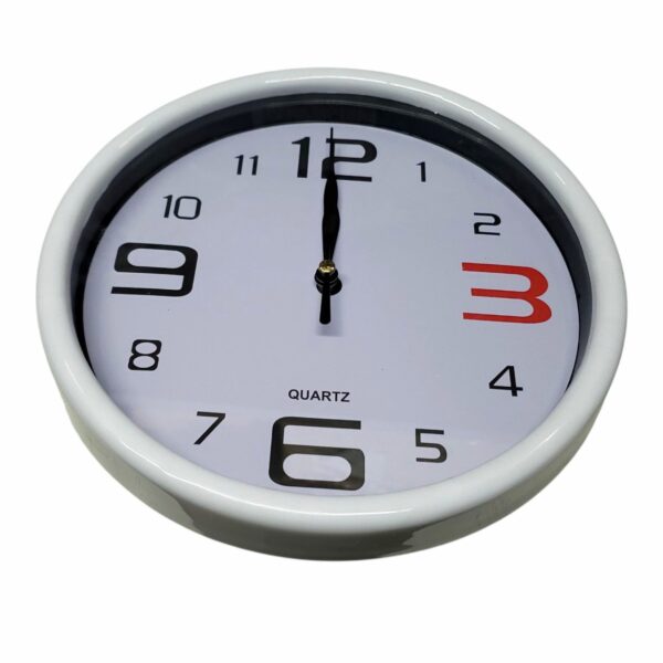 RELOJ DE PARED 20CM BLANCO