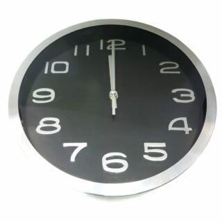 RELOJ DE PARED MATERIAL ACERO 30CM