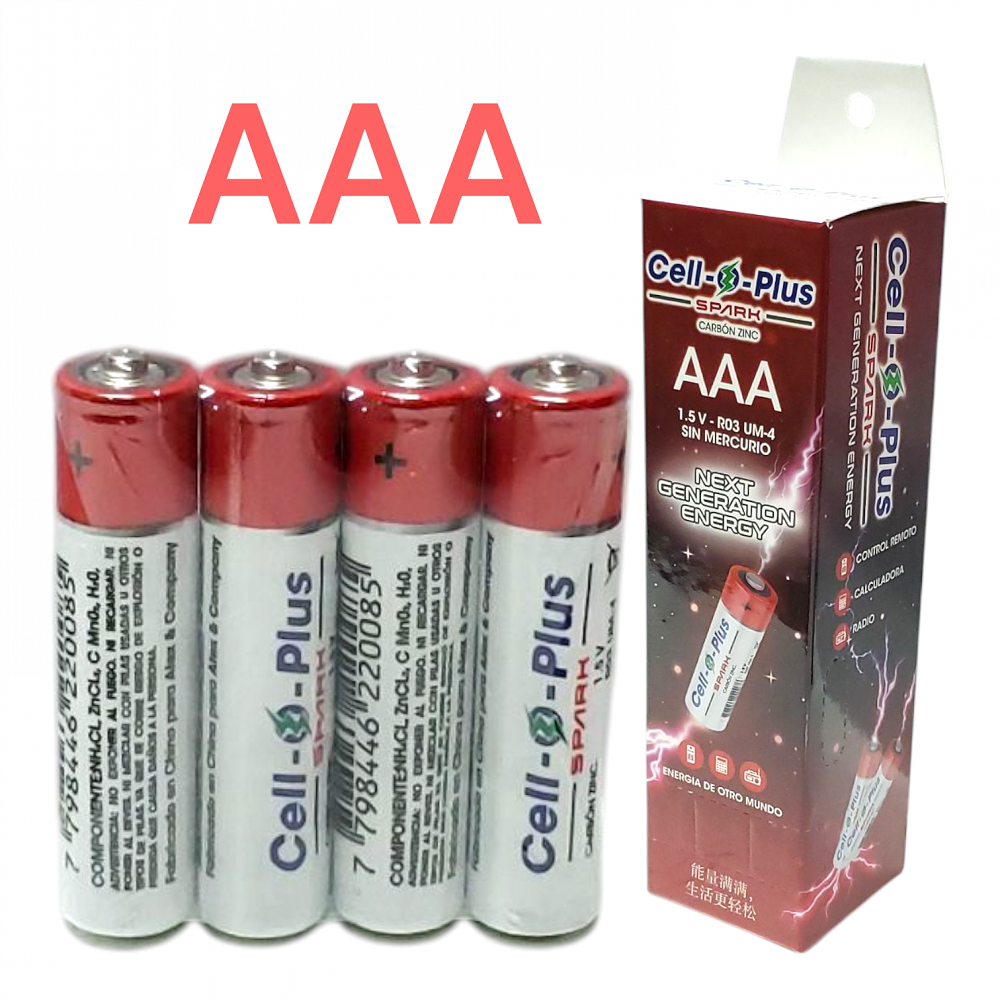 Pila CELL-O-PLUS SPARK AAA X4