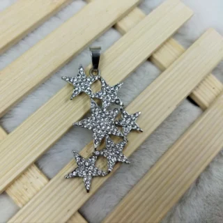 DIJE DE ACERO CON STRASS