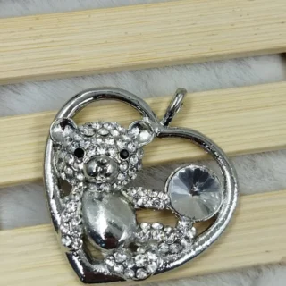 DIJE DE ACERO CON STRASS