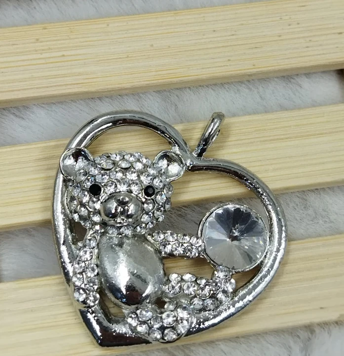 DIJE DE ACERO CON STRASS