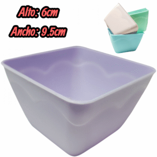 Compotera Cuadrada Chico 6x9.5cm