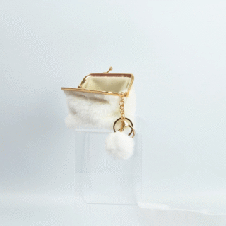 MONEDERO + LLAVERO DE PELUCHE