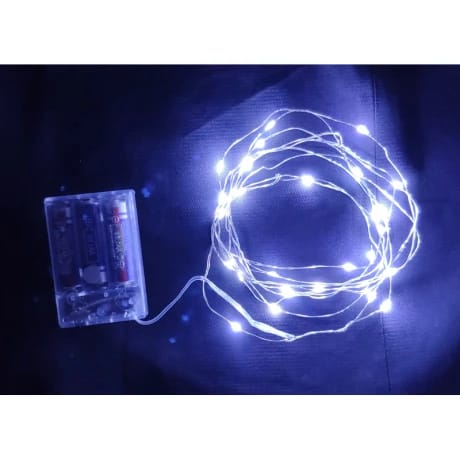 LUZ DE ALAMBRE 50 LED FRIA