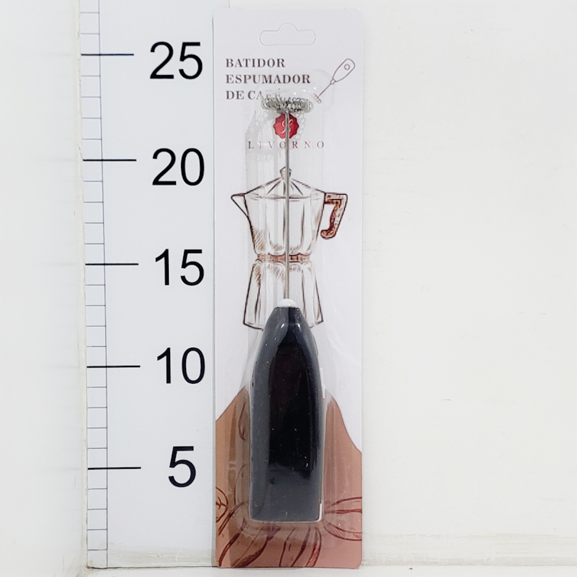 Batidor espumador de leche blister