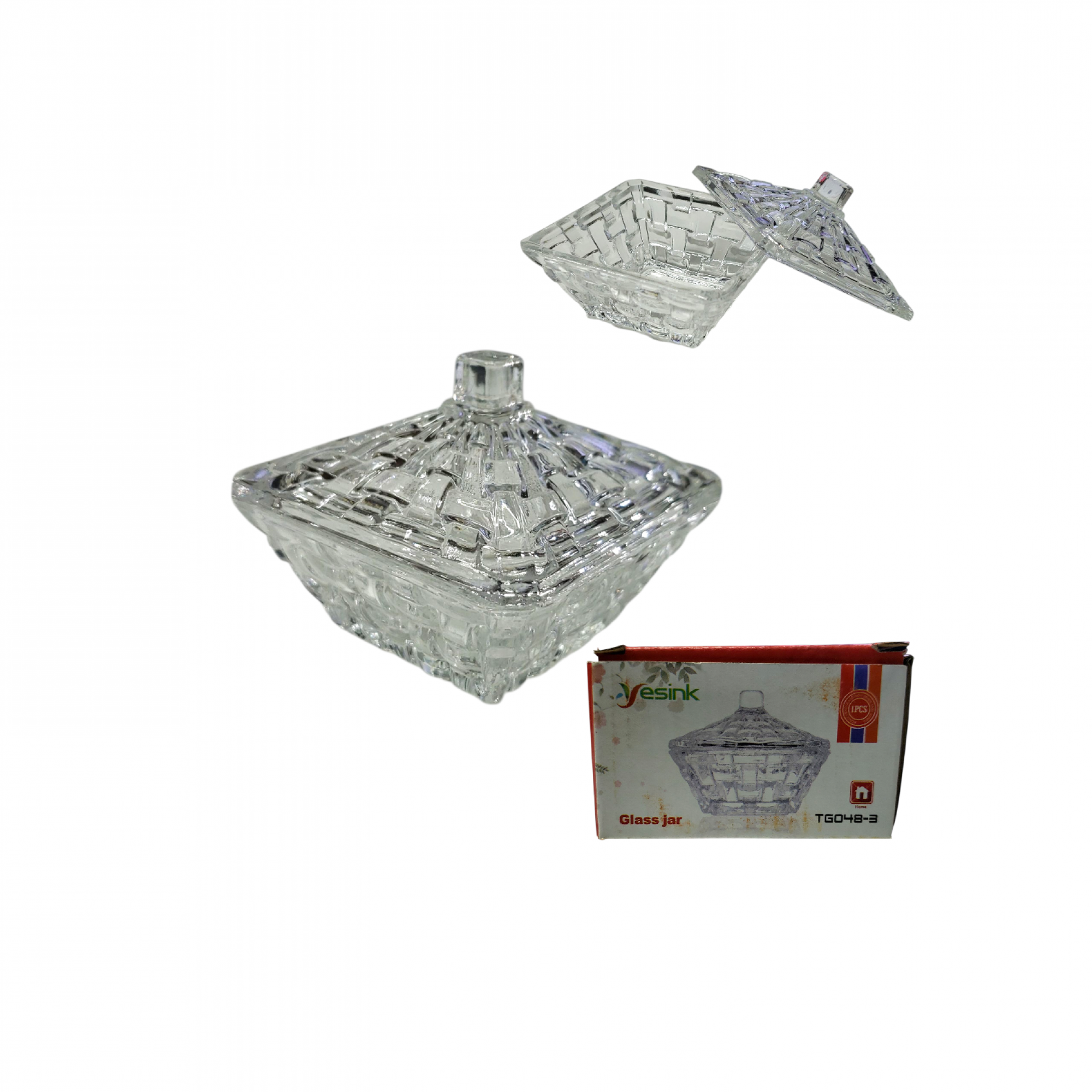 Caramelera de vidrio 7x6cm