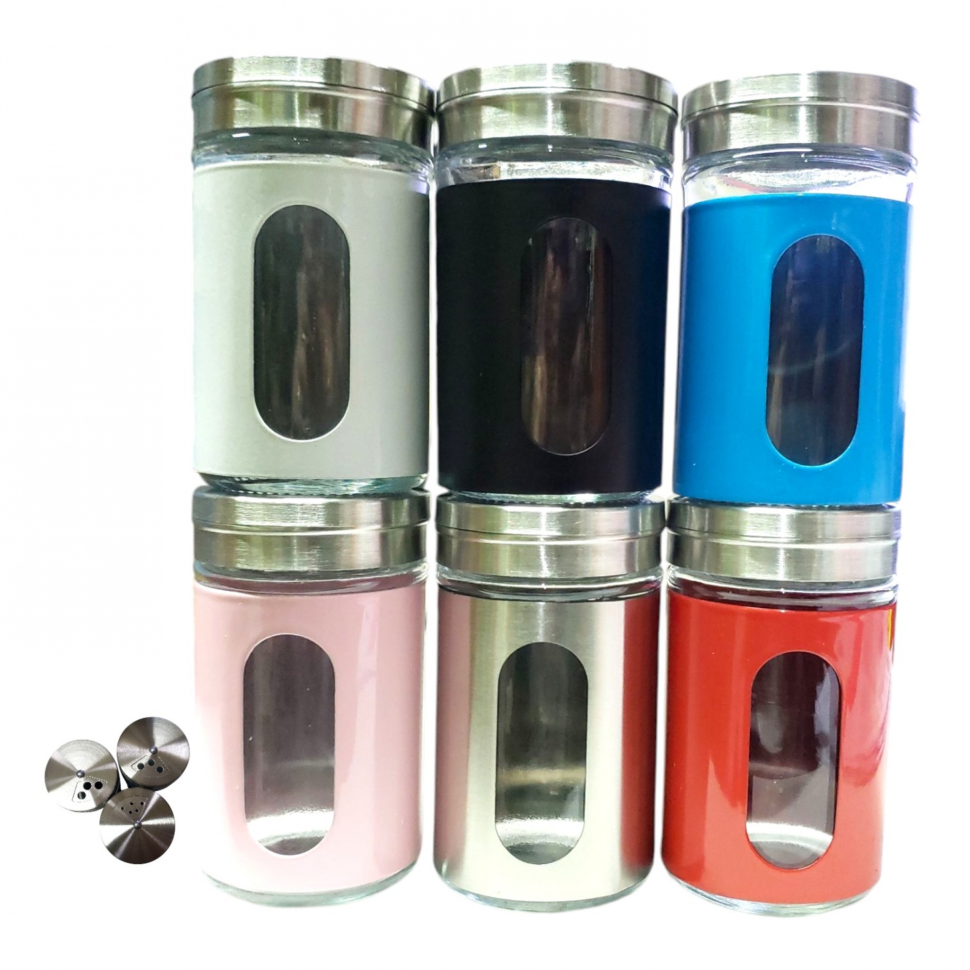 Especiero vidrio color 8cm