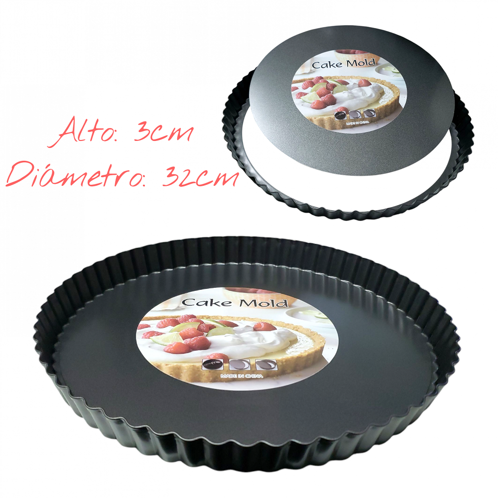 Tartera desmontable 32x3cm