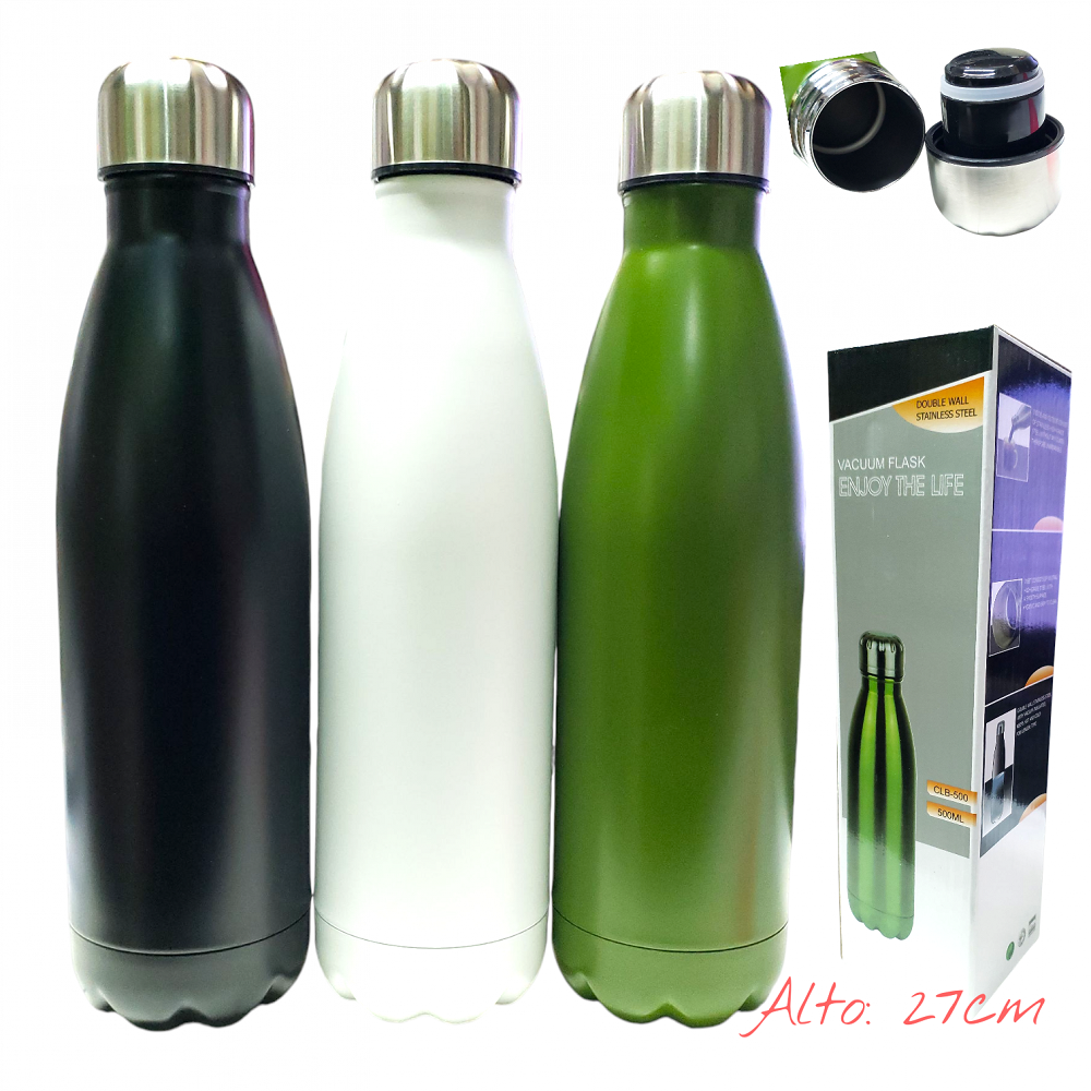 Botella termica acero 500ml