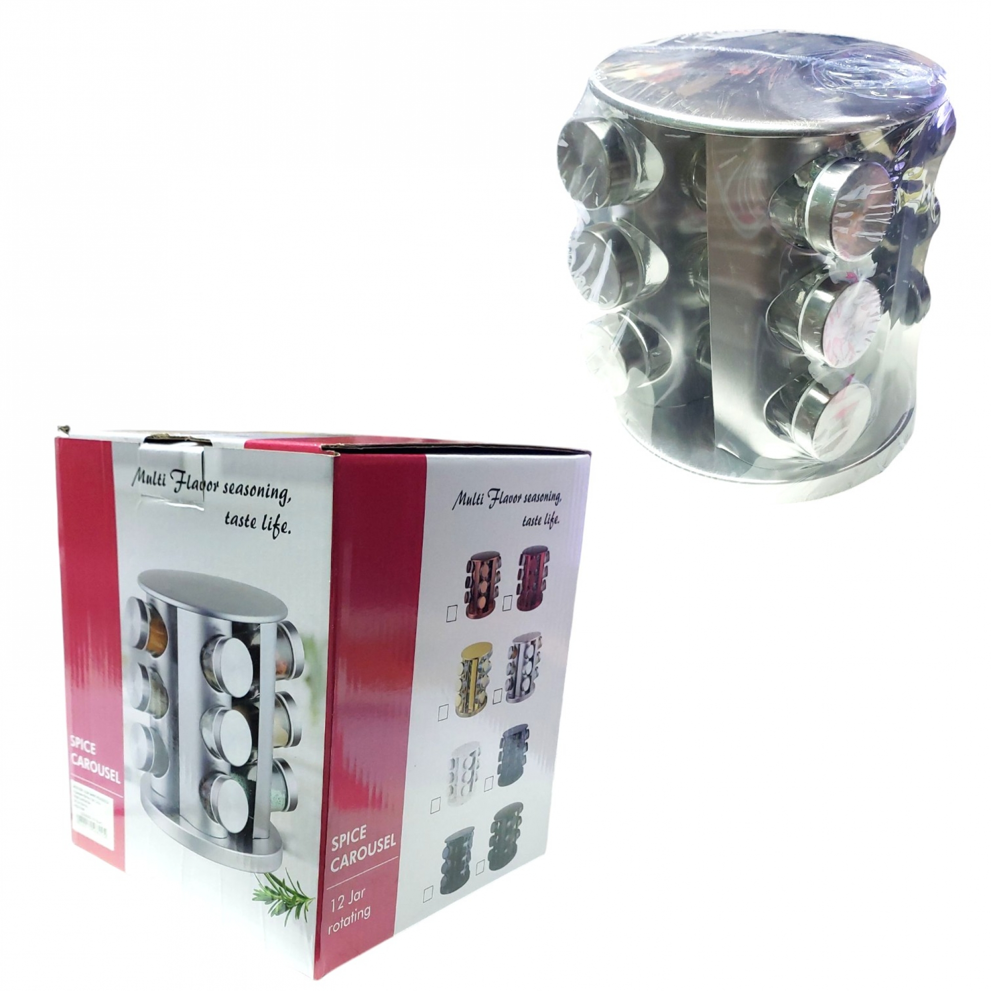 Set de especiero x12 frascos