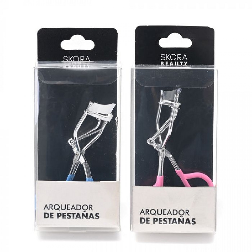 Arqueador de pestañas con mango de silicona x1u