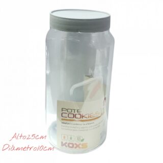 Tarro cookies redondo 2800cc tapa soft touch koxs