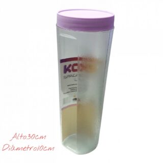 Tarro spaguetero lisa c/visor tapa soft touch koxs