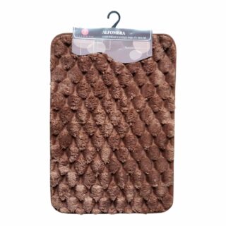 Alfombra dormitorio/puerta peludo 60x40cm