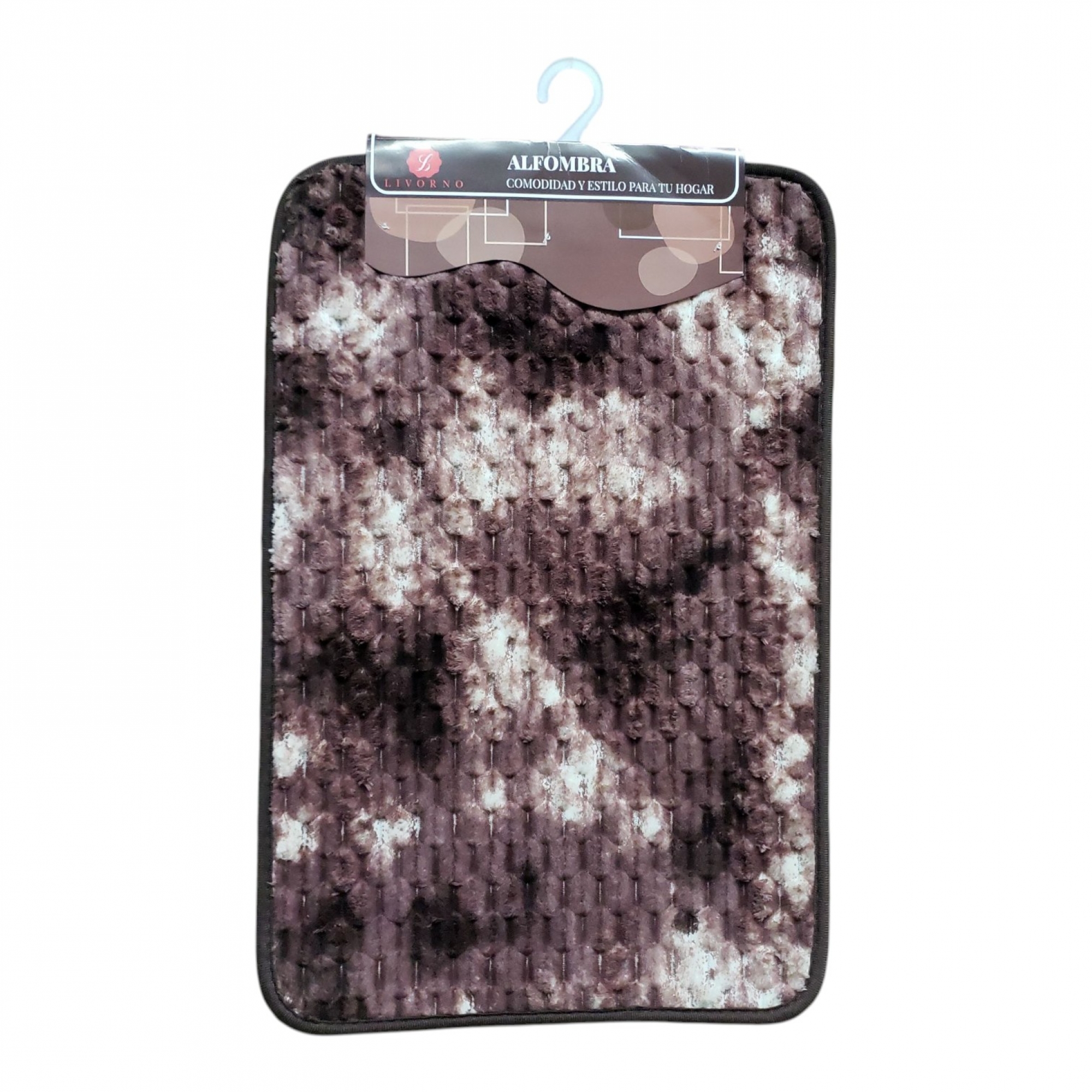 Alfombra dormitorio/puerta peludo 60x40cm