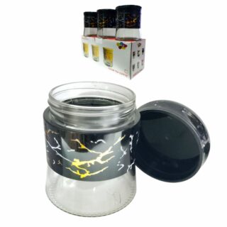 Set frascos de vidrio x3 11x9cm