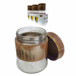 Set frascos de vidrio x3 11x9cm