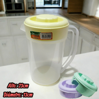 Jarra plastica 2.25l c/tapa
