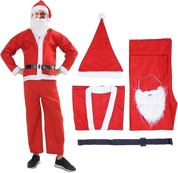 TRAJE DISFRAZ PAPA NOEL ADULTO