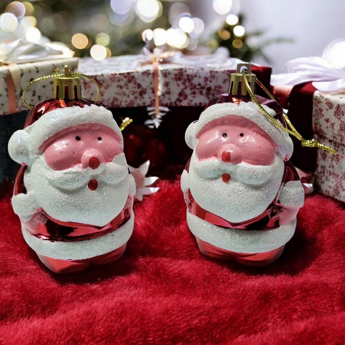 PAPA NOEL DECO GORDITO 8CM (x2)