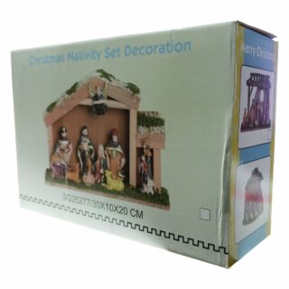 Pesebre navideño grande 9 figuras